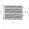 DELPHI TSP0225191 Condenser, air conditioning